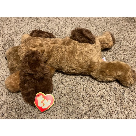 Vintage TY Elvis Dog 17" Brown Tag Included Soft Floppy Ears 1994 - Picture 4 of 10